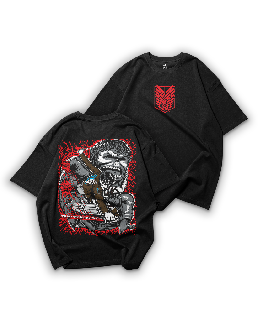 Camiseta Oversize: Eren Yeager - Attack on Titan