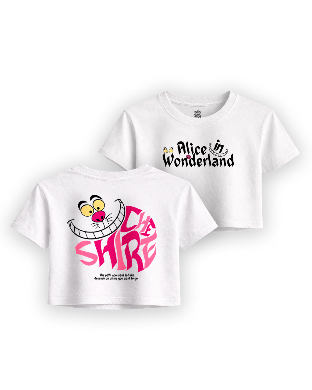 Crop Top: Alice in Wonderland