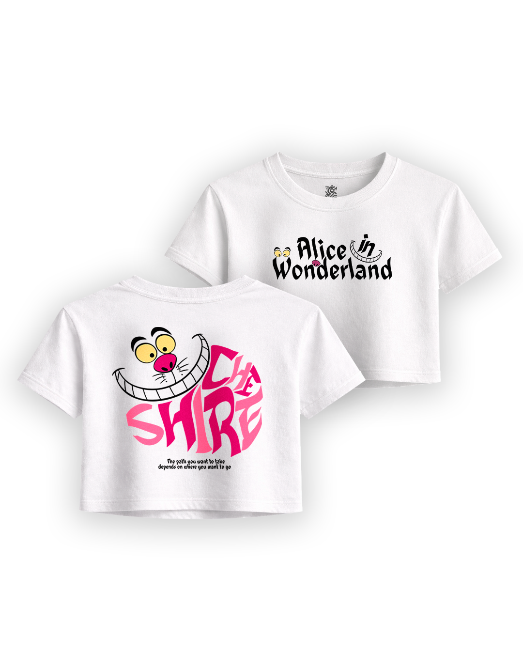 Crop Top: Alice in Wonderland