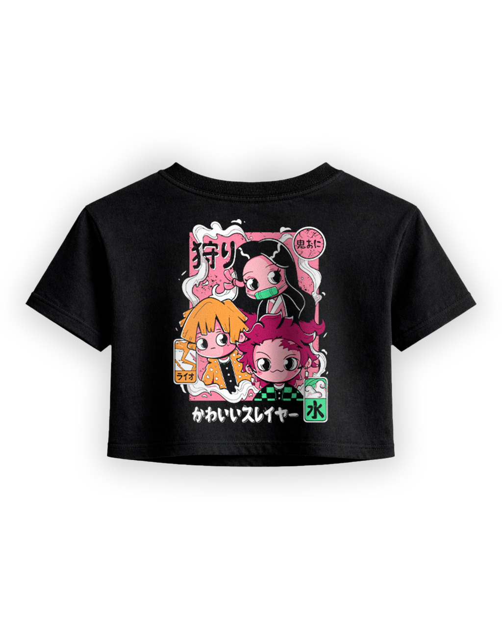 Crop Top: Demon Slayer Kawaii