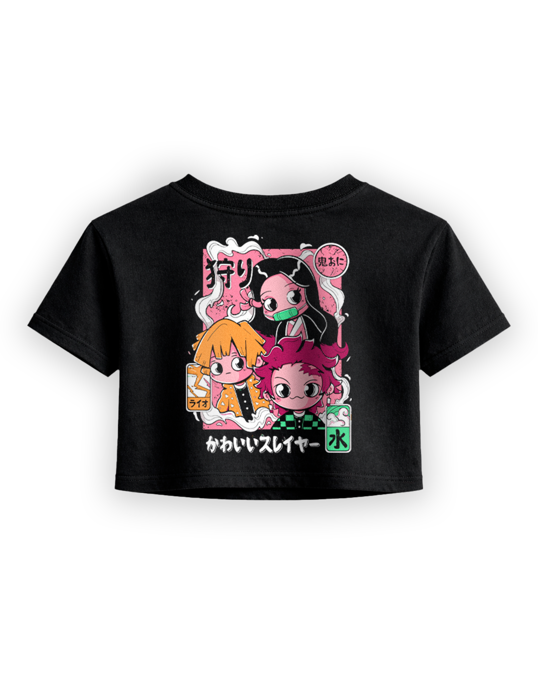 Crop Top: Demon Slayer Kawaii
