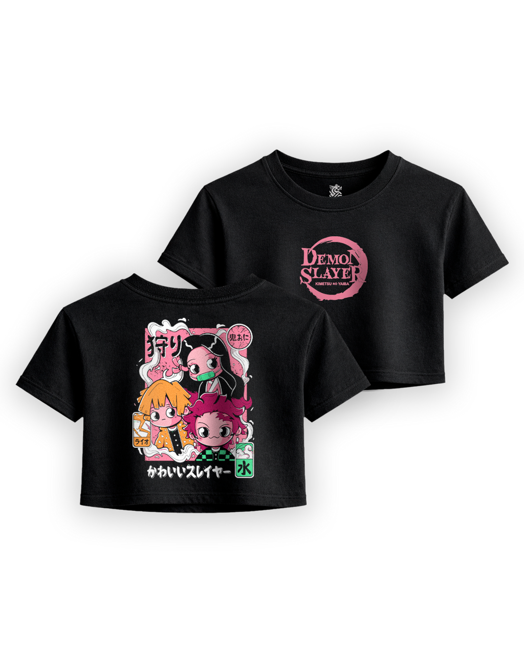 Crop Top: Demon Slayer Kawaii