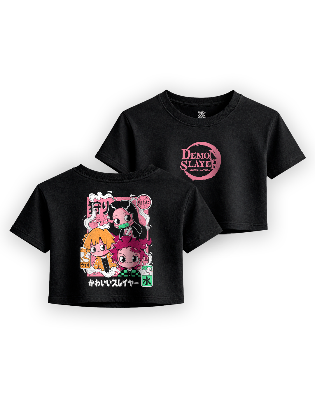 Crop Top: Demon Slayer Kawaii