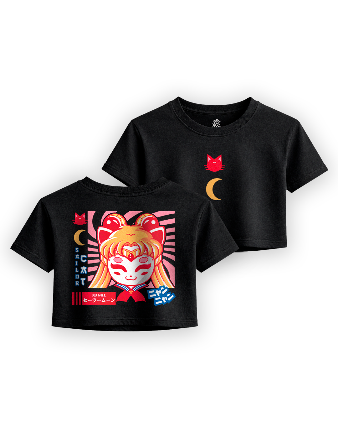 Crop Top: Sailor Cat