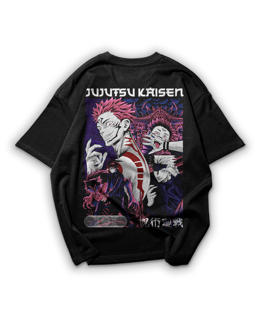 Camiseta Oversize: Jujutsu Kaisen 004